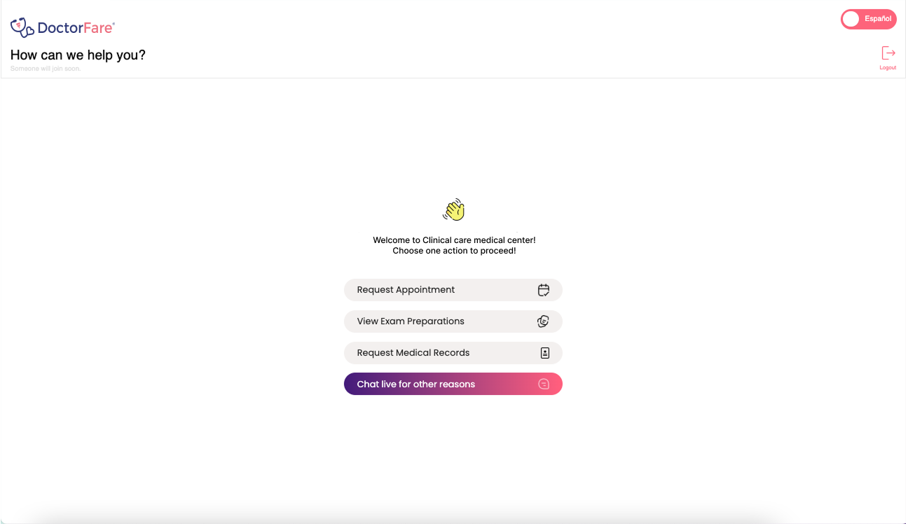 DoctorFare patient app — book appointment screen
